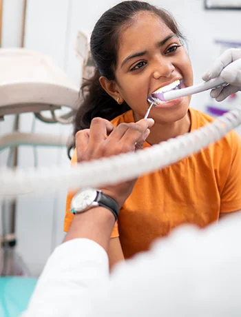 Routine dental checkup