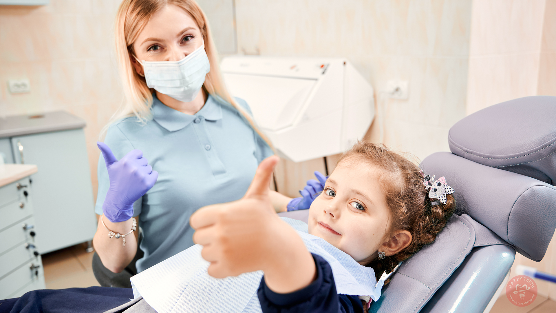 A happy child receiving a summer holiday dental checkup from Dr. Simranjeet Singh in Ludhiana.